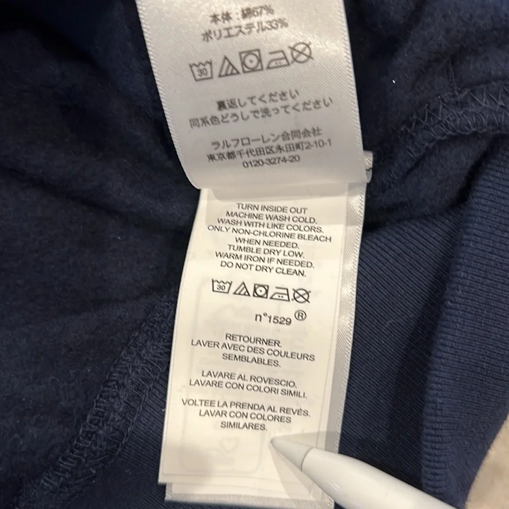 🎉Host Pick🎉Polo Ralph Lauren Navy Men’s Polo Bear Surf Board Hoodie Size XXL - Picture 12 of 12